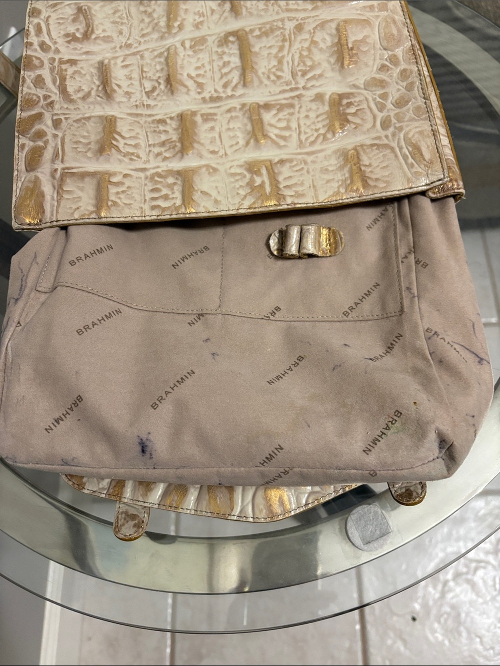 Brahmin Backpack 11 x. 9.5 x 3 - Picture 12 of 16
